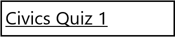 Civics Quiz Image
